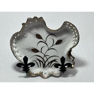 Lefton China Handpainted Decorative Candy Dish Plate